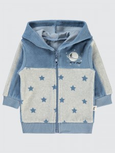 Gray Melange Baby-Cardigan