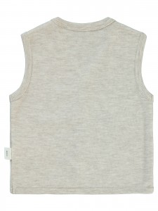 Beige Melange Baby-Vest