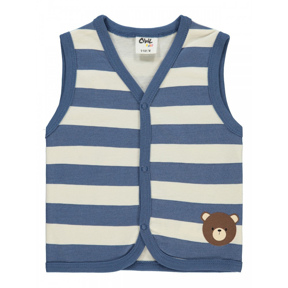 Soft Blue Baby-Vest Soft Blue Baby-Vest