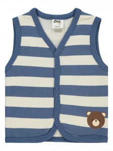 Soft Blue Baby-Vest