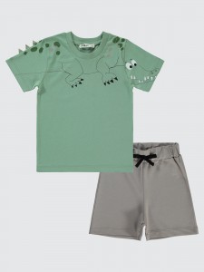 Soft Khaki Boys-Set
