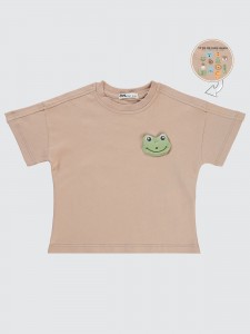 Light Brown Boys-T-Shirt