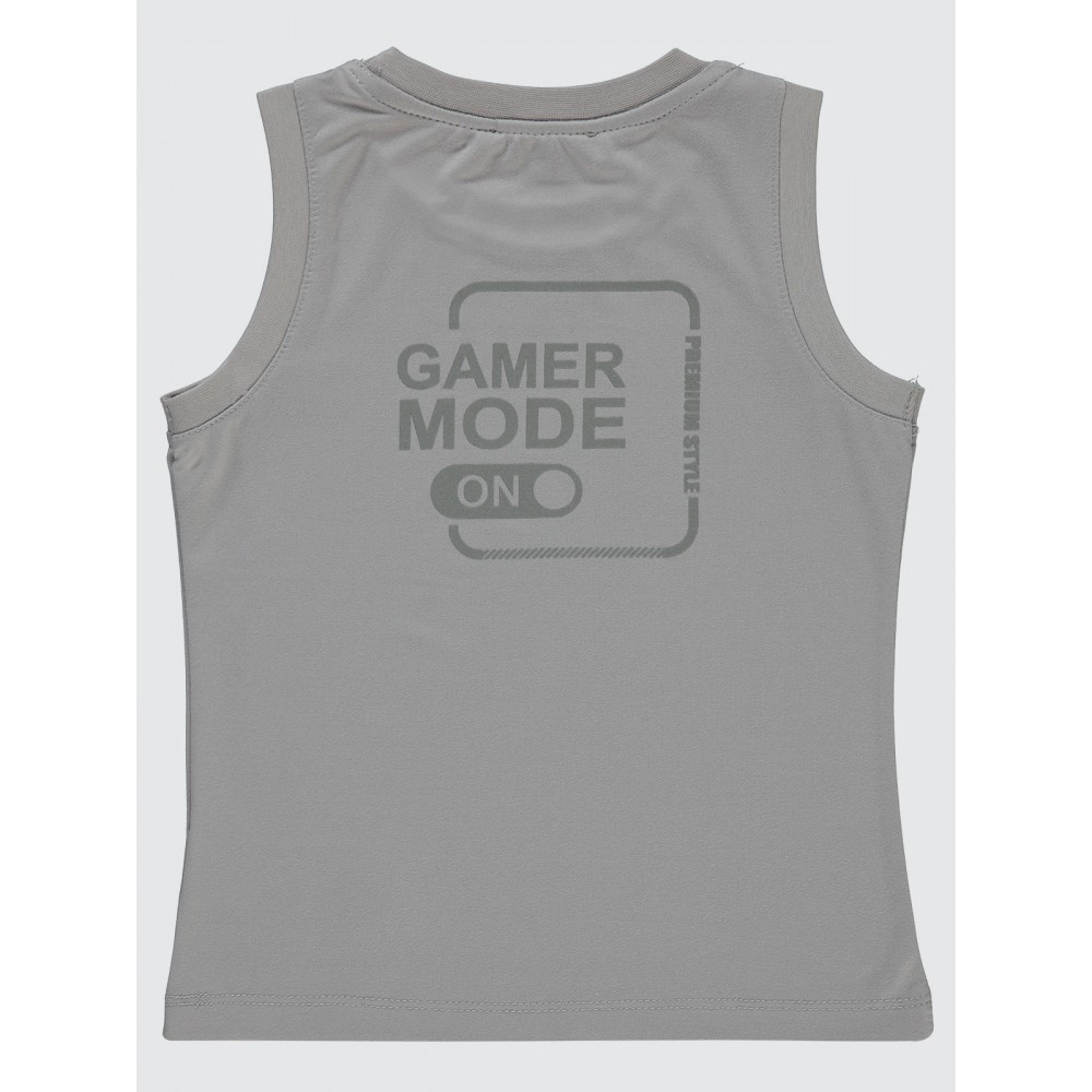 Gray Boys-T-Shirt Gray Boys-T-Shirt