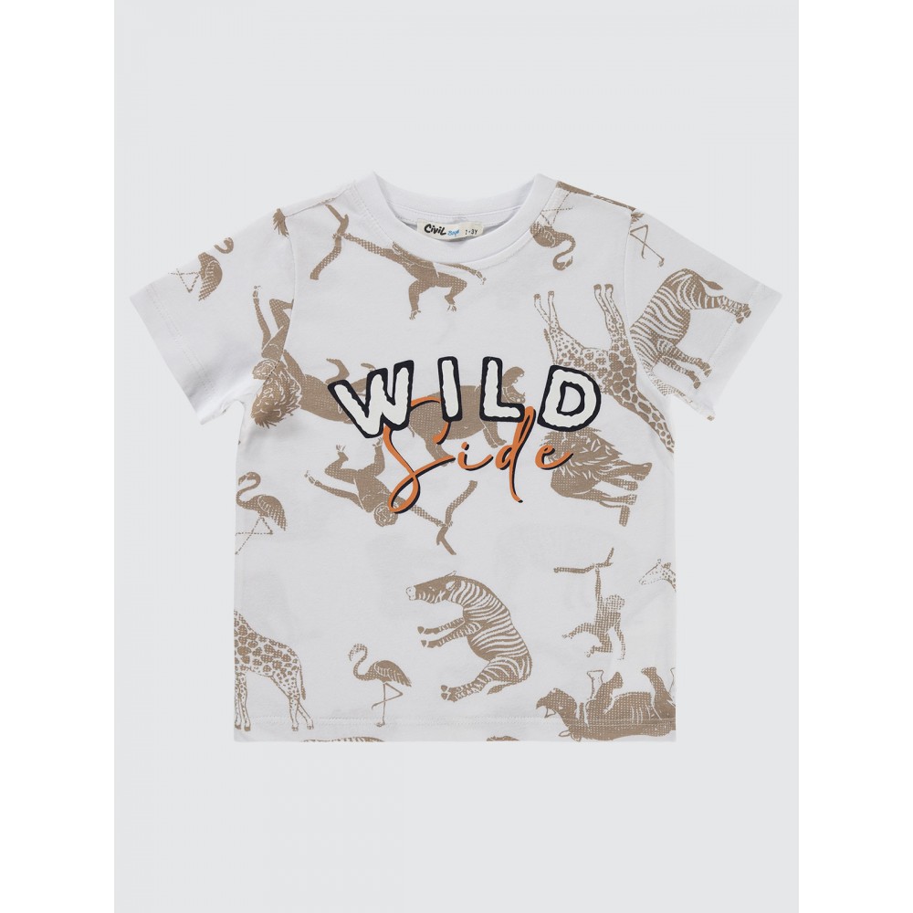 Ecru Boys-T-Shirt Ecru Boys-T-Shirt