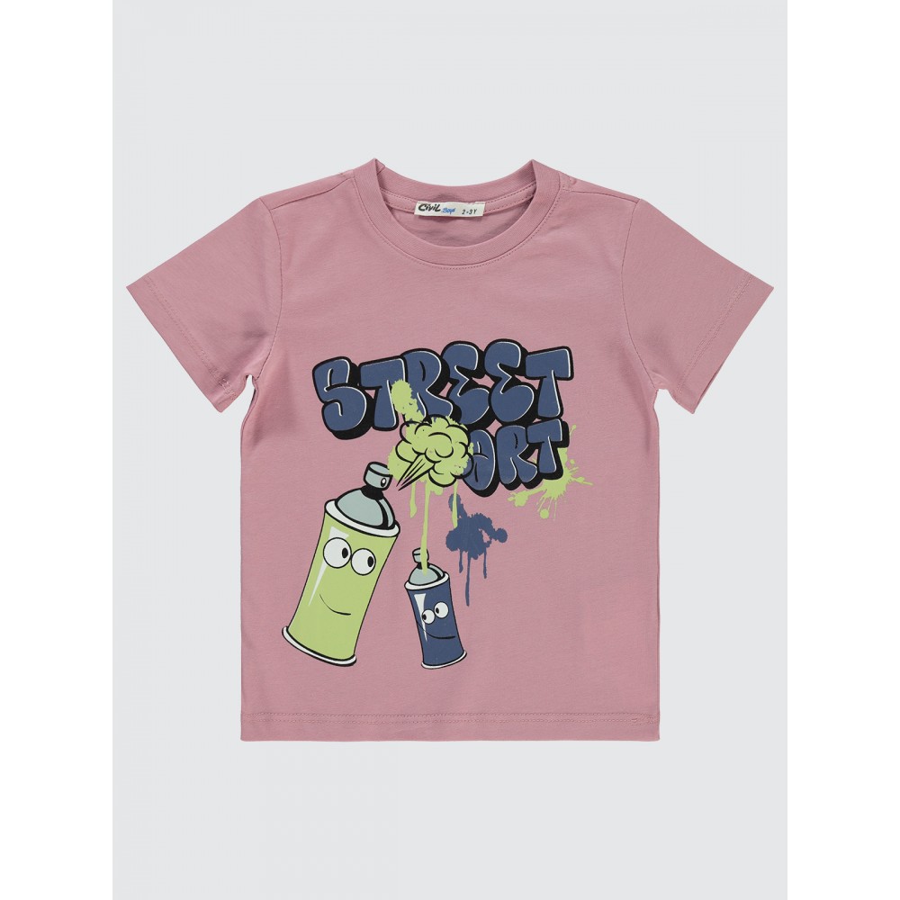 Dusty Rose Boys-T-Shirt Dusty Rose Boys-T-Shirt
