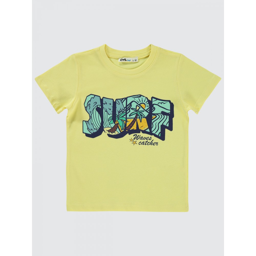 Light Yellow Boys-T-Shirt Light Yellow Boys-T-Shirt