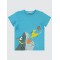 Turquoise Boys-T-Shirt