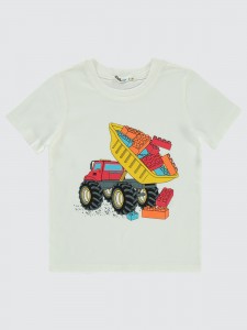 Ecru Boys-T-Shirt
