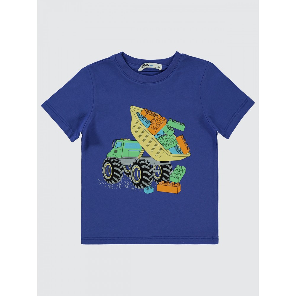 Saxe Blue Boys-T-Shirt Saxe Blue Boys-T-Shirt