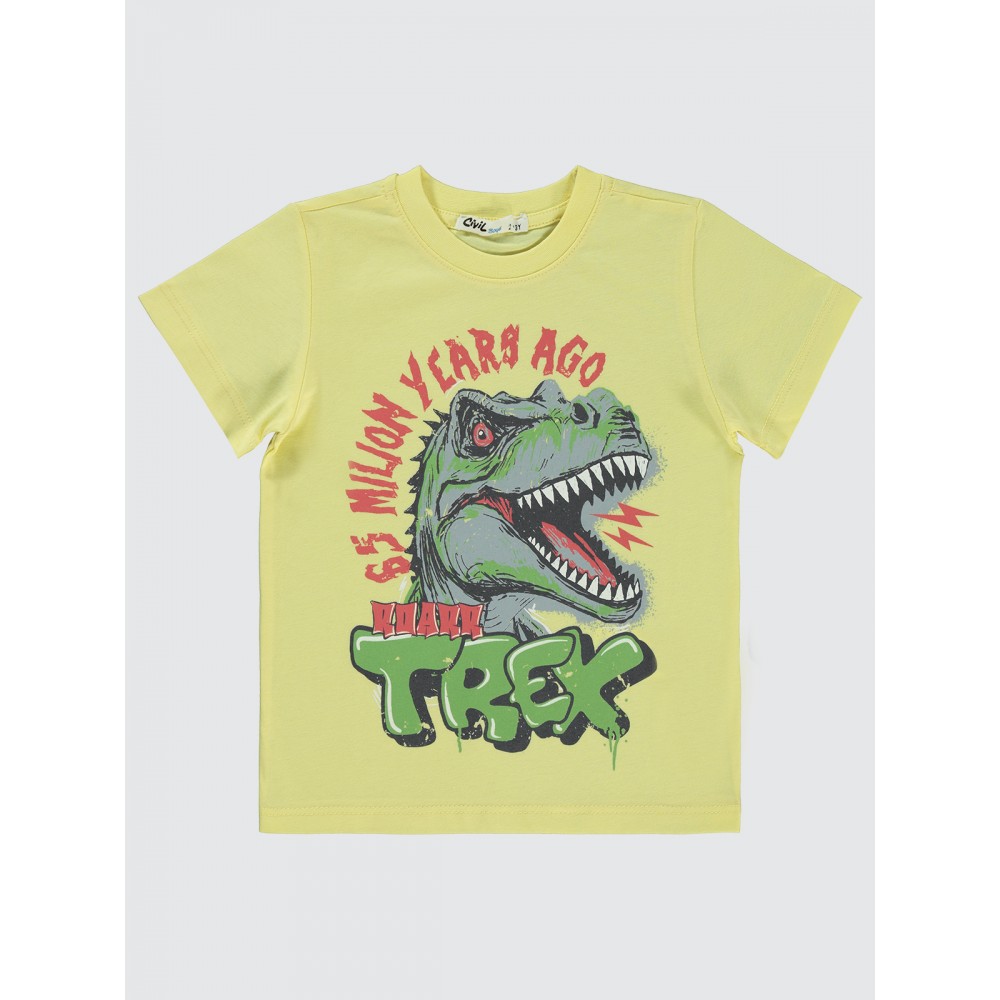 Light Yellow Boys-T-Shirt Light Yellow Boys-T-Shirt