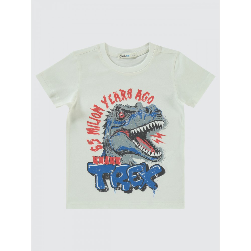 Ecru Boys-T-Shirt Ecru Boys-T-Shirt