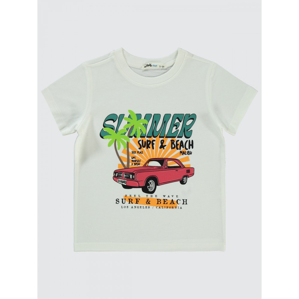 Ecru Boys-T-Shirt Ecru Boys-T-Shirt