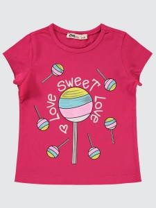 Fuchsia Girls-T-Shirt