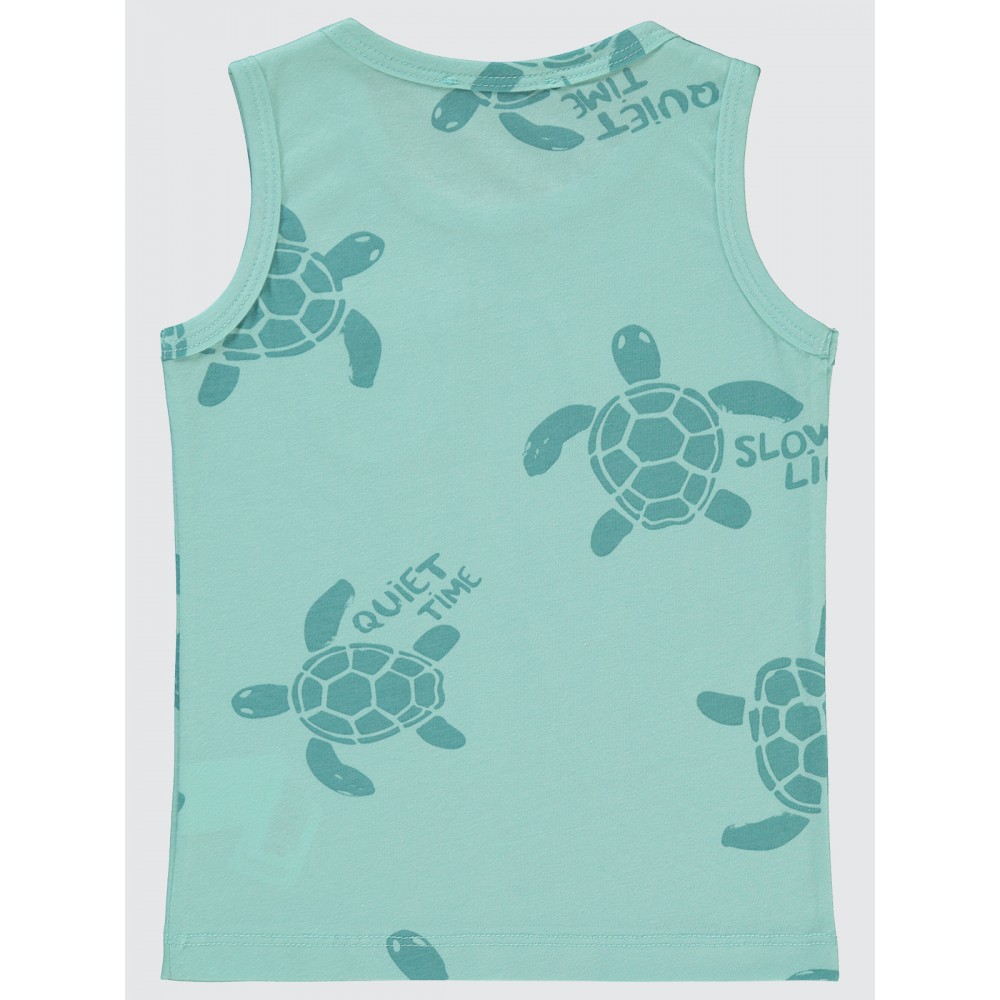 Turquoise Boys-T-Shirt Turquoise Boys-T-Shirt