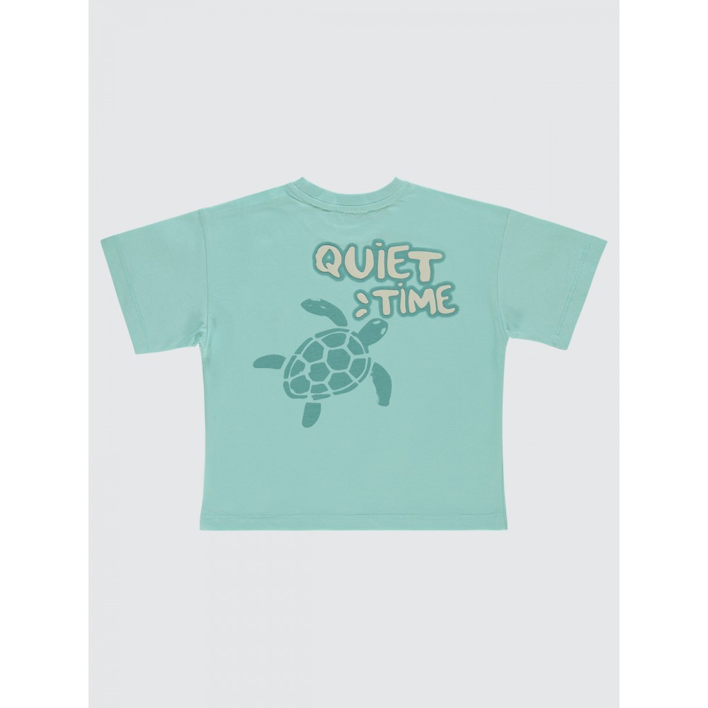 Turquoise Boys-T-Shirt Turquoise Boys-T-Shirt
