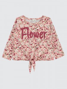 Dark Powder Pink Girls-Sweatshirt