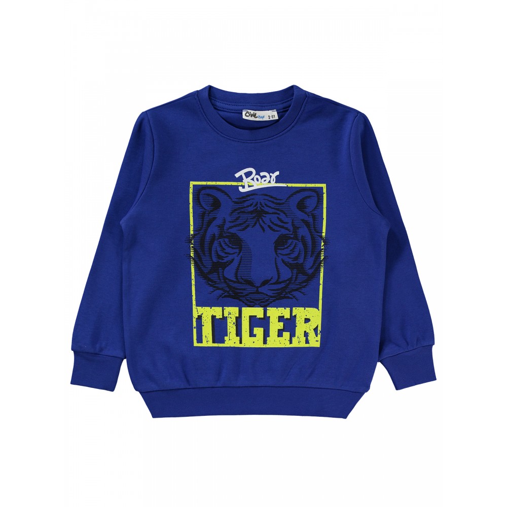 Saxe Blue Boys-Sweatshirt Saxe Blue Boys-Sweatshirt