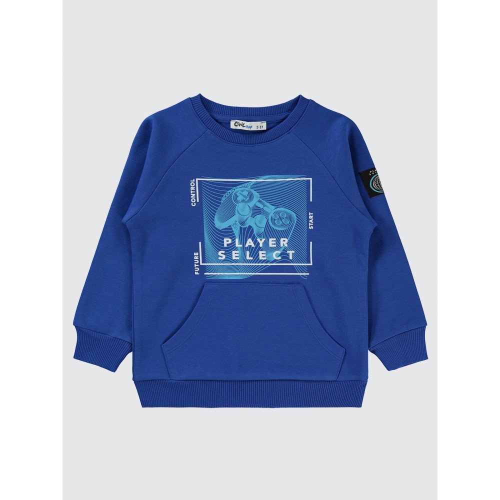 Saxe Blue Boys-Sweatshirt Saxe Blue Boys-Sweatshirt