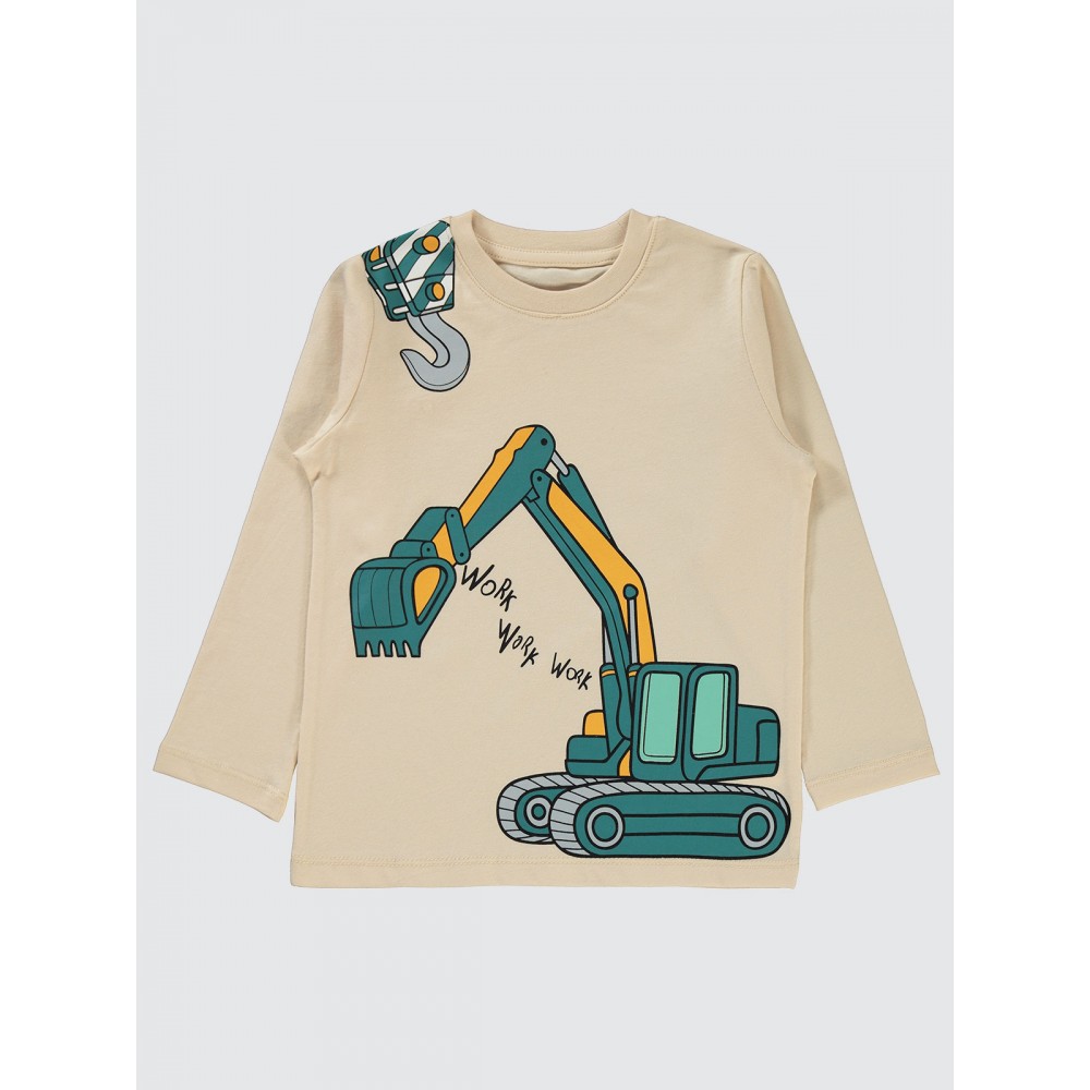 Stone Color Boys-Sweatshirt Stone Color Boys-Sweatshirt