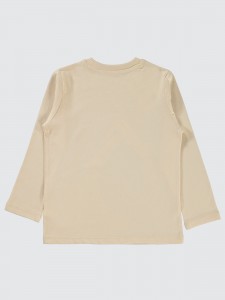 Stone Color Boys-Sweatshirt