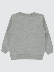 Gray Melange Boys-Sweatshirt