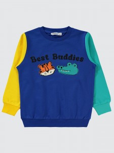 Saxe Blue Boys-Sweatshirt