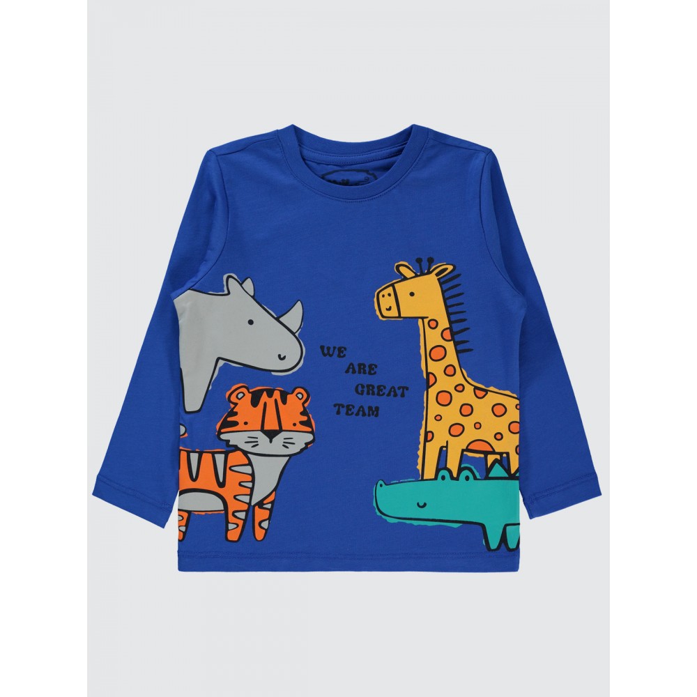 Saxe Blue Boys-Sweatshirt Saxe Blue Boys-Sweatshirt