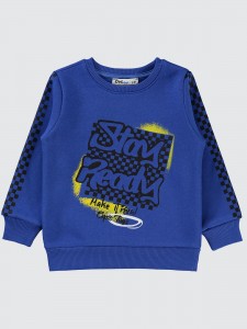 Saxe Blue Boys-Sweatshirt