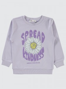 Delicate Lavender Girls-Sweatshirt