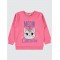 Pink Cyclamen Girls-Sweatshirt