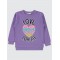 Metal Lavendar Lilac Girls-Sweatshirt