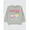 Heather Gray Melange Girls-Sweatshirt