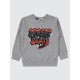 Gray Melange Boys-Sweatshirt Gray Melange Boys-Sweatshirt