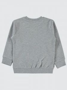 Gray Melange Boys-Sweatshirt