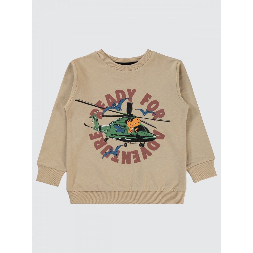 Stone Color Boys-Sweatshirt Stone Color Boys-Sweatshirt