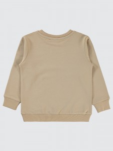 Stone Color Boys-Sweatshirt