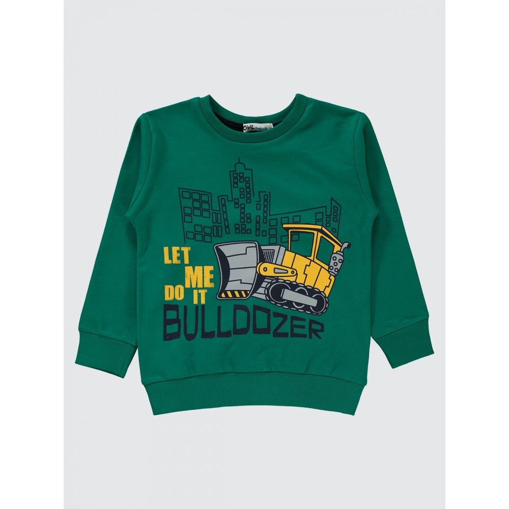 Pine Green Boys-Sweatshirt Pine Green Boys-Sweatshirt