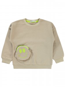 Beige Boys-Sweatshirt