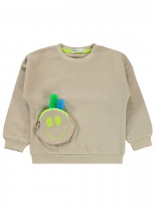 Beige Boys-Sweatshirt