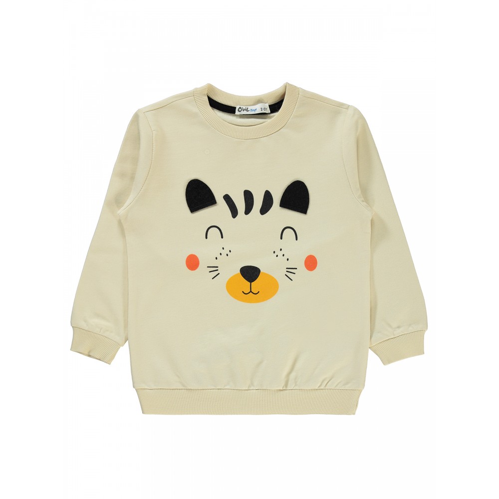 Stone Color Boys-Sweatshirt Stone Color Boys-Sweatshirt