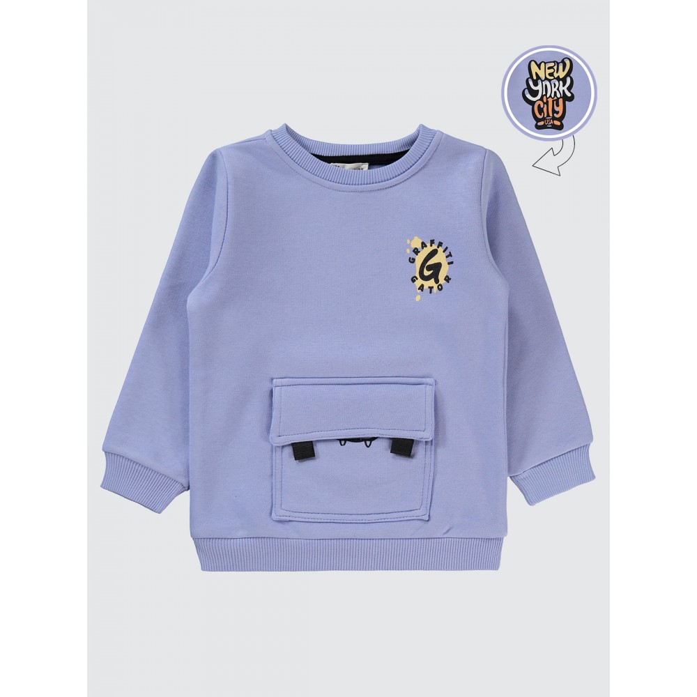 Dark Blue Boys-Sweatshirt Dark Blue Boys-Sweatshirt