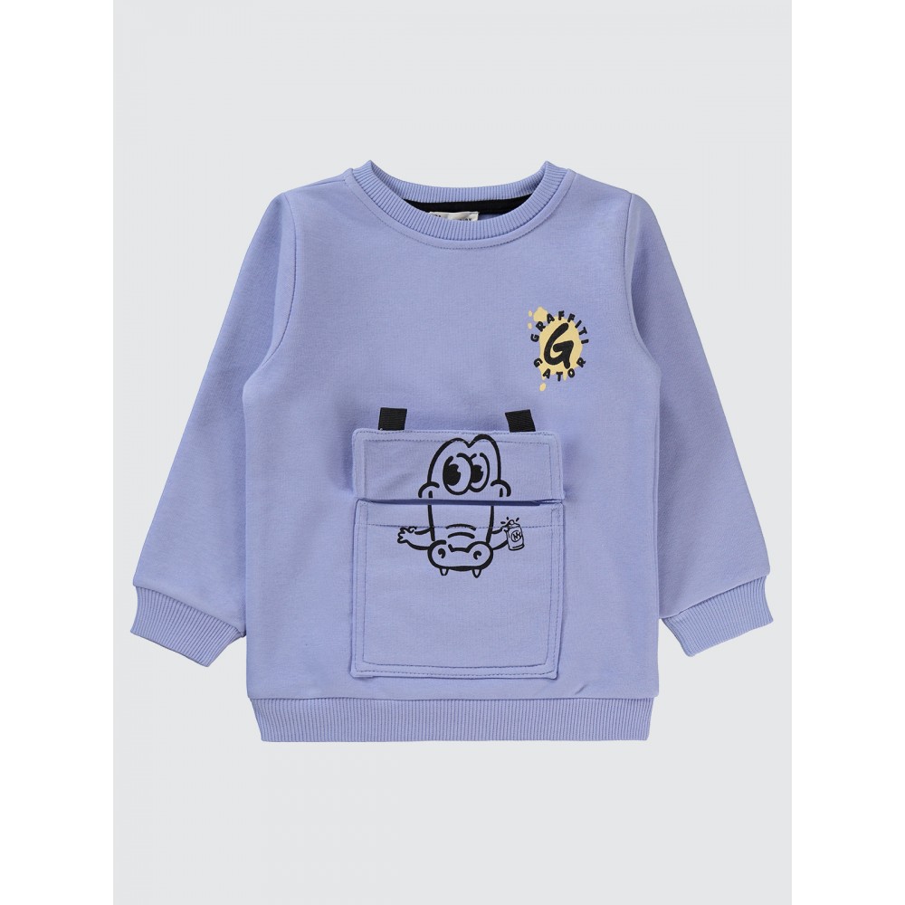 Dark Blue Boys-Sweatshirt Dark Blue Boys-Sweatshirt
