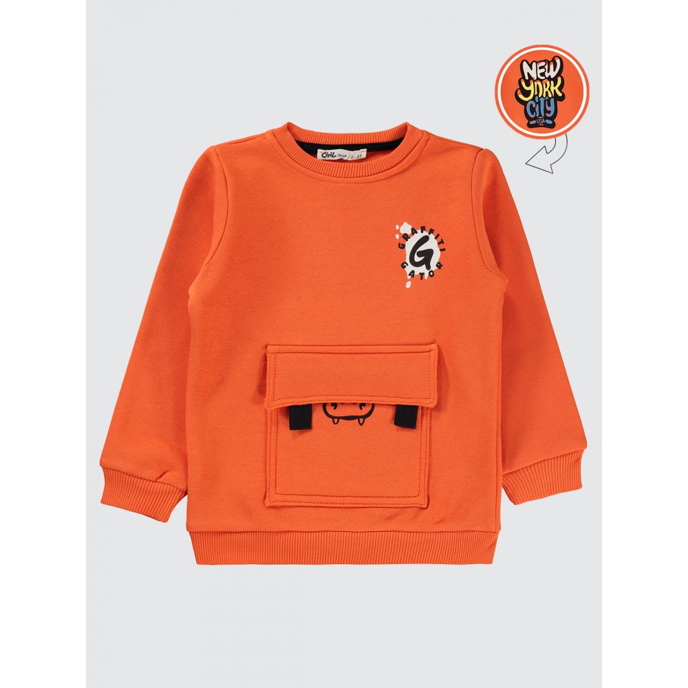 Orange Boys-Sweatshirt Orange Boys-Sweatshirt