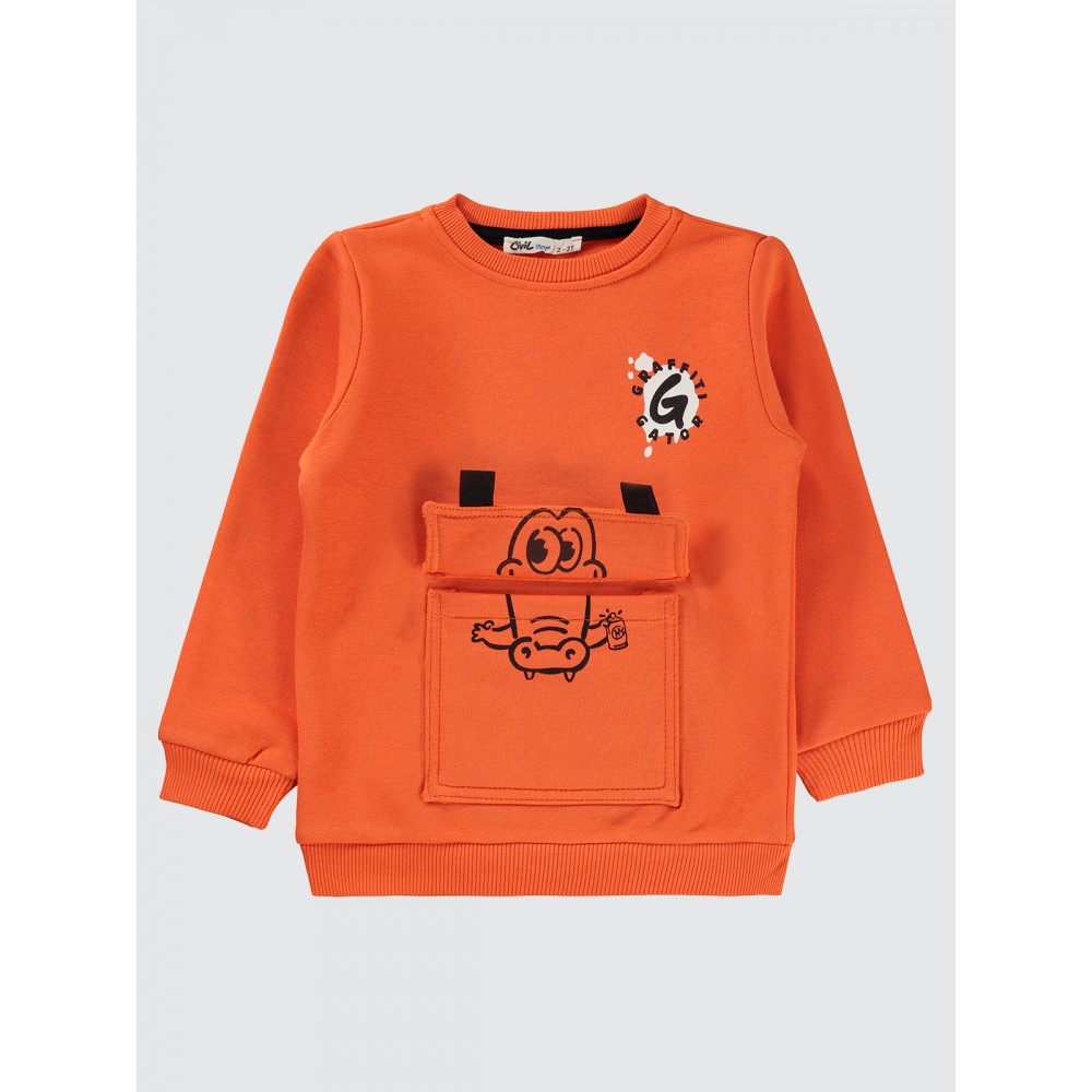Orange Boys-Sweatshirt Orange Boys-Sweatshirt