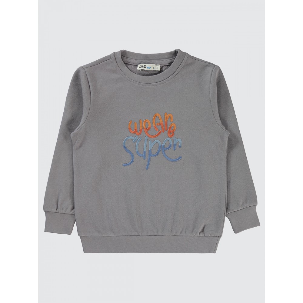 Gray Boys-Sweatshirt Gray Boys-Sweatshirt
