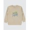 Stone Color Boys-Sweatshirt