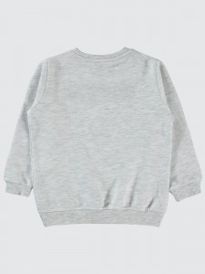 Heather Gray Melange Boys-Sweatshirt
