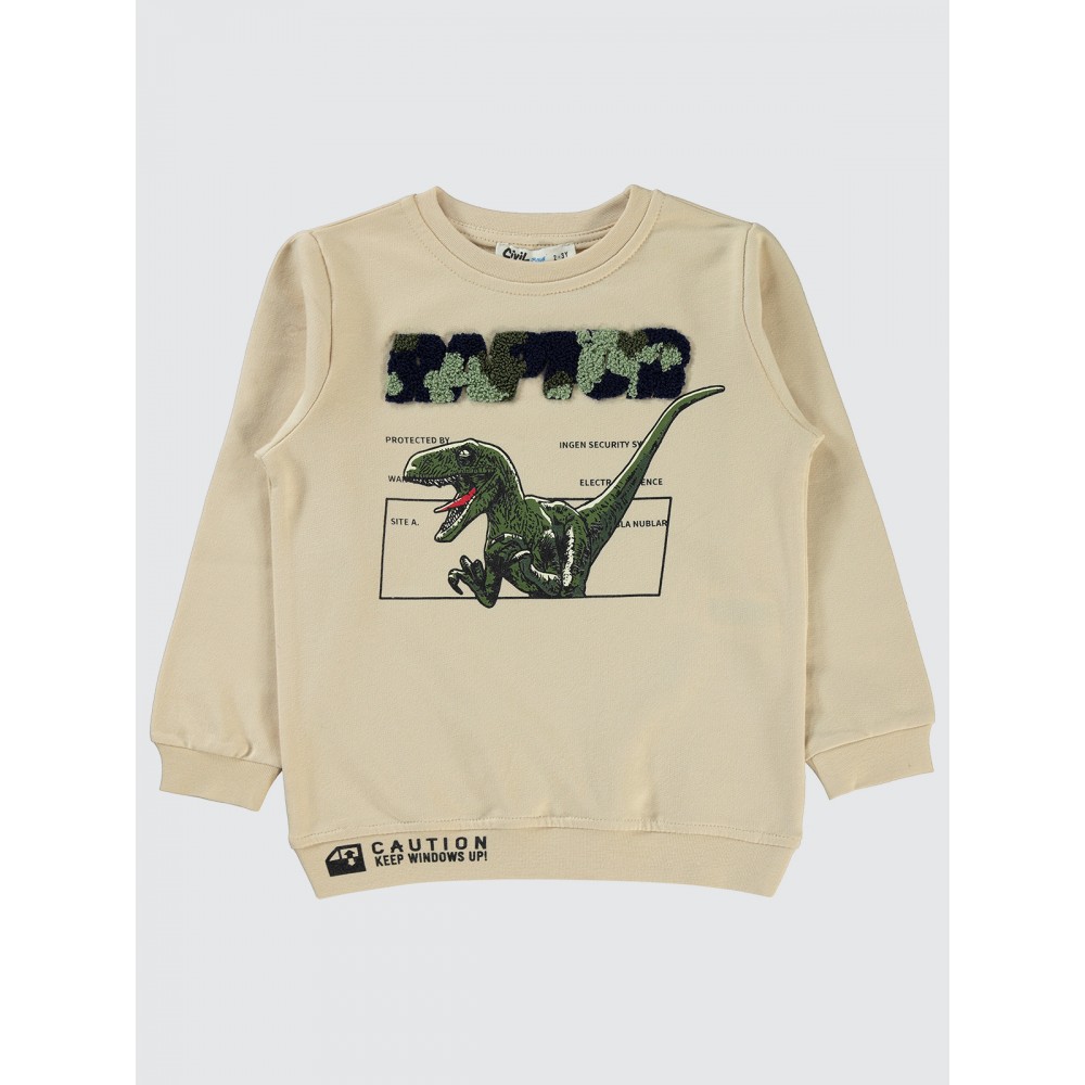 Stone Color Boys-Sweatshirt Stone Color Boys-Sweatshirt