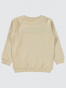 Stone Color Boys-Sweatshirt