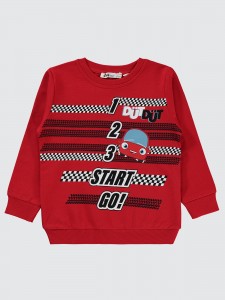 Red Boys-Sweatshirt